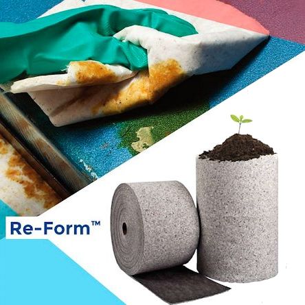 Re-Form-Bindemittel Umweltfreundliche Ölbindemittel aus Recyclingmaterial