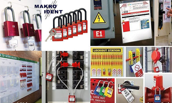 Lockout/Tagout Hard- und Software-Sortiment