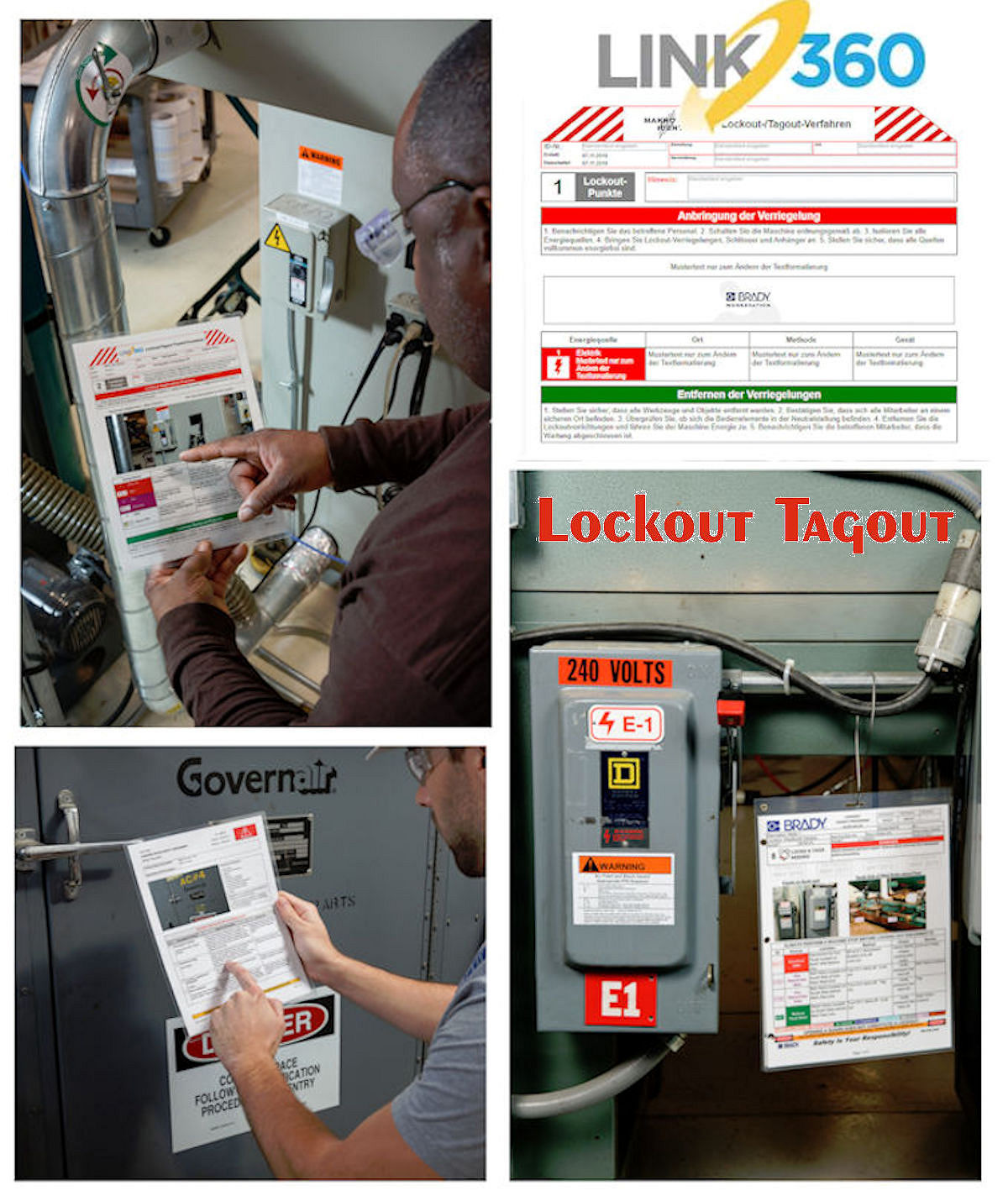 Lockout-Tagout Prozeduren